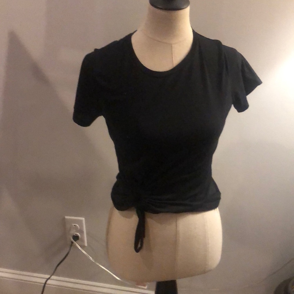 Black tied children’s top